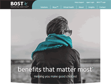 Tablet Screenshot of bostbenefits.com